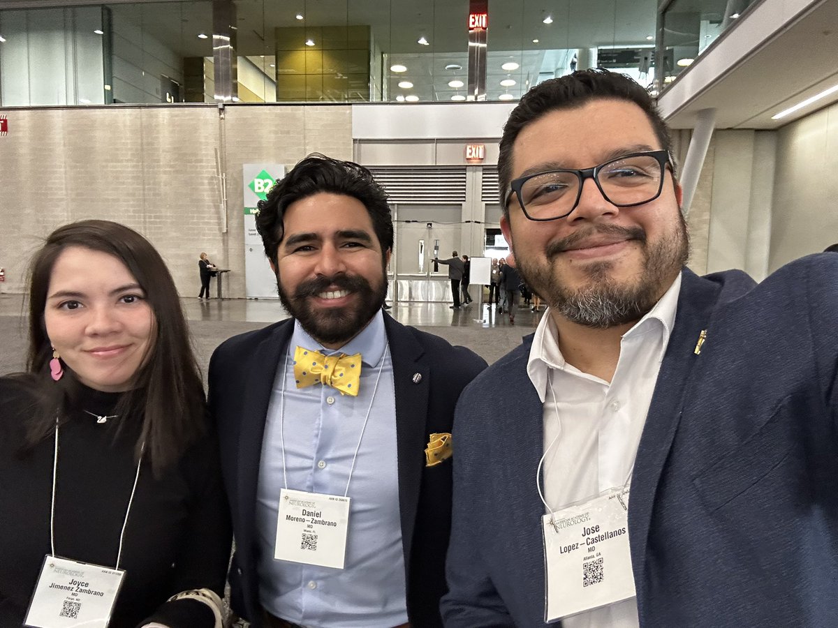 PearlsNeurology's tweet photo. Day 1 of #AANAM2023
Always great to catch up with mentors, mentees, friends and colleagues!
#NeuroTwitter #ERLP2022 #ERLP #AANLeadership #Emory #AAN #Neurology @NMatch2023 https://t.co/eZTcsjLolo