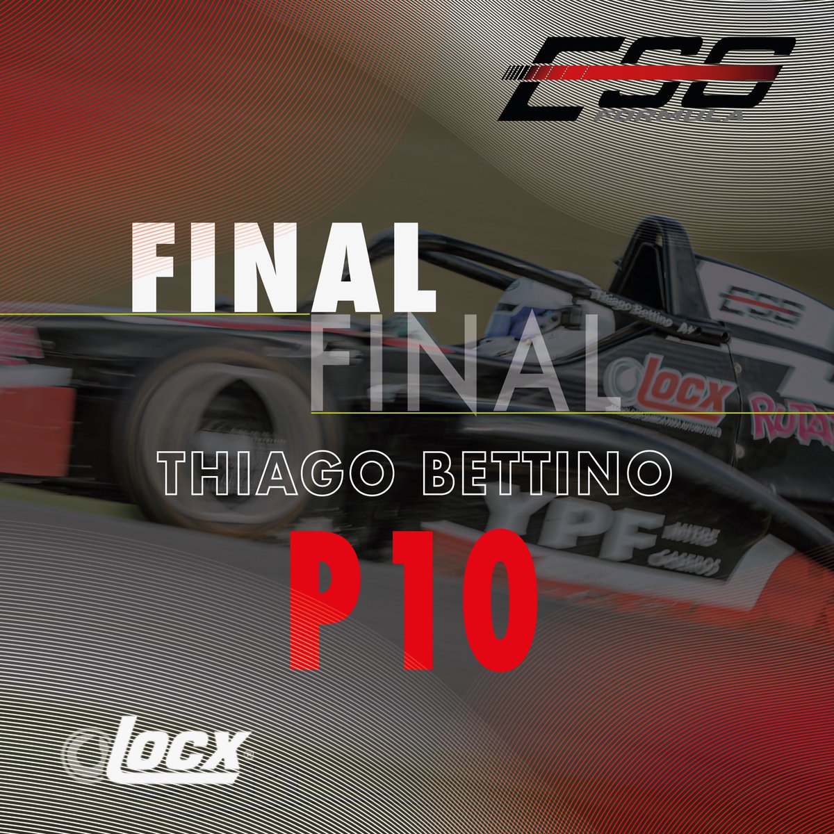 ESGFormula's tweet image. Fin del sábado en Córdoba 🏁
P10 para Thiago Bettino en la Final 1 🤜🏼🤛🏼

Mañana a partir de las 10.45hs la Final 2 💪🏼

Gracias @LocxAutomotor