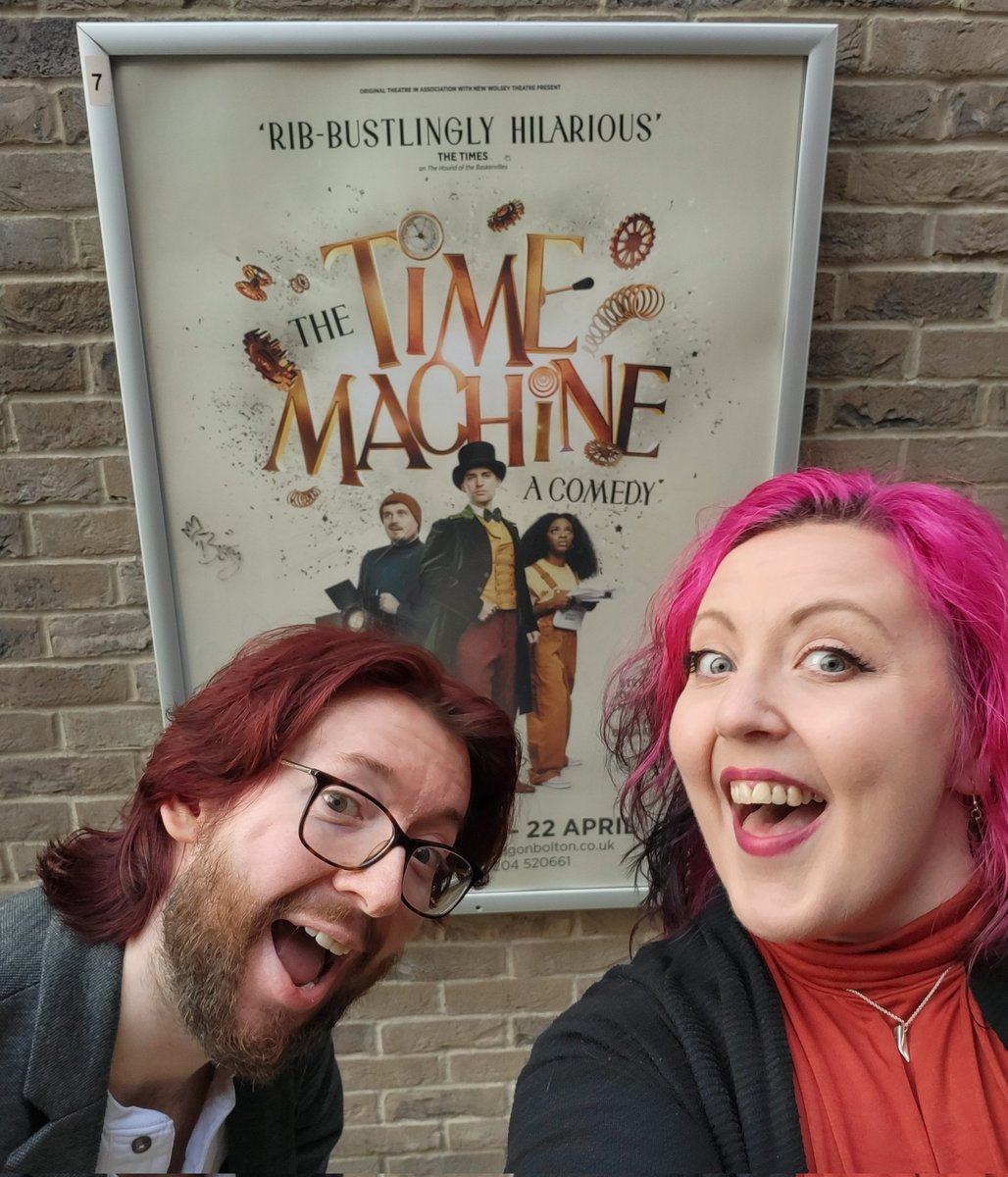 Renees_Reality's tweet photo. Me and @CarrawayCorner are here for the final night in Bolton @octagontheatre  to watch @timemachineHGW #BreakALeg @_amyrevelle_ @DaveHearn2 @TheMichaelDylan https://t.co/T2I6G4QFKg