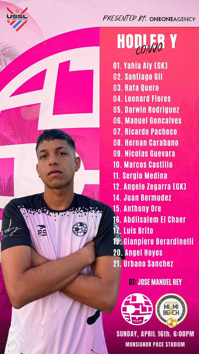 hodlermiamifc's tweet photo. Get ready for a nail-biting match! 🔥 Hodler Y faces off against Atletico Miami Beach in the USSL tournament at 6PM. Who will come out on top? #GoalHodlers #HodlerY #USSL #Soccer #LiveStream 📺🔴 Watch here: https://t.co/xzGnLFScvs Let's show our support for Hodler Y! https://t.co/5H7qctFk96