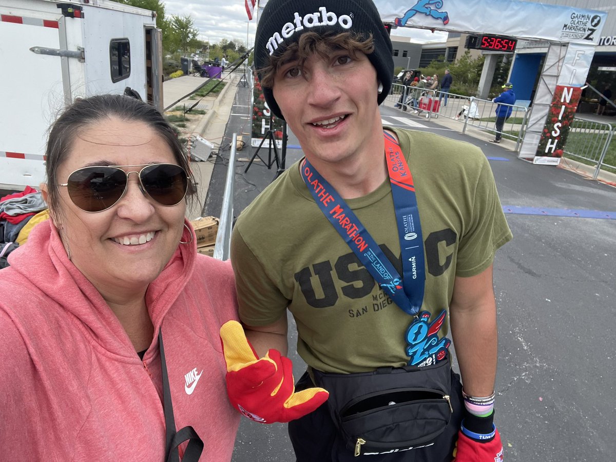 dario peto (@dariopeto) on Twitter photo Just finished my first marathon with one of my best friends! I thought I’d take on a new challenge and man that was the hardest thing I’ve ever had to do. <a href="/RavenFootballBC/">Benedictine Football</a> <a href="/PHTrojansFB/">Park Hill Trojans Football</a> <a href="/davidgoggins/">David Goggins</a> Just finished my first marathon with one of my best friends! I thought I’d take on a new challenge and man that was the hardest thing I’ve ever had to do. <a href="/RavenFootballBC/">Benedictine Football</a> <a href="/PHTrojansFB/">Park Hill Trojans Football</a> <a href="/davidgoggins/">David Goggins</a>