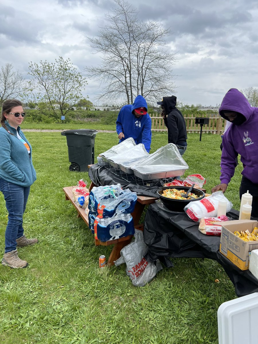 Sunny_InTheCity's tweet photo. A chilly spring day, on the riverfront here in Haughville for the beautiful opening day of our 3rd season!! #FriendsOfBelmontBeach 🧡🎉 https://t.co/q4A36eEy4v