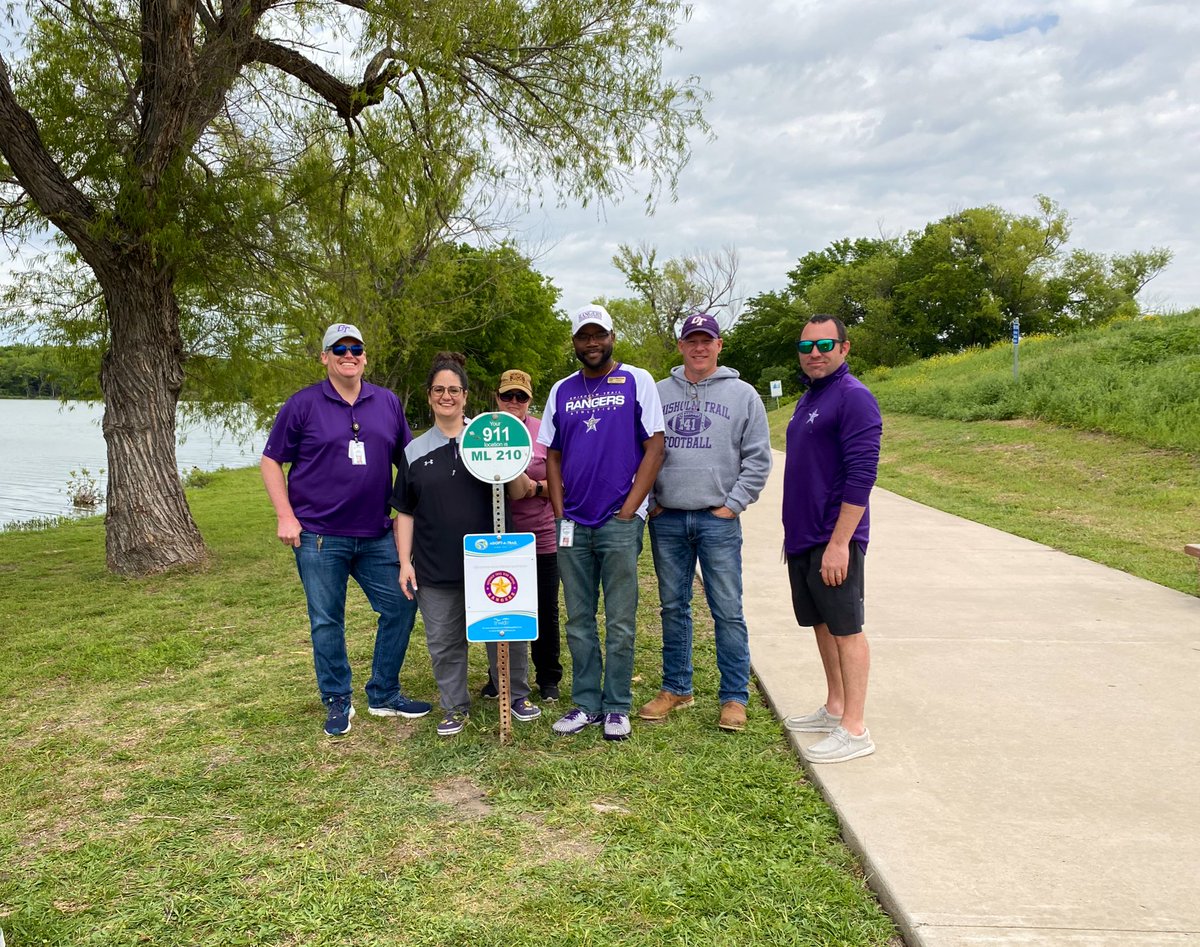 ChisholmTrailHS's tweet photo. We are honored to be the first adopting partner for TRWD’s Adopt-a-Trail program at Marine Creek Lake! Let’s work together as trailblazers to keep our part of the trail clean and safe! #CTogether @EMSISD https://t.co/OMkk432Nvs