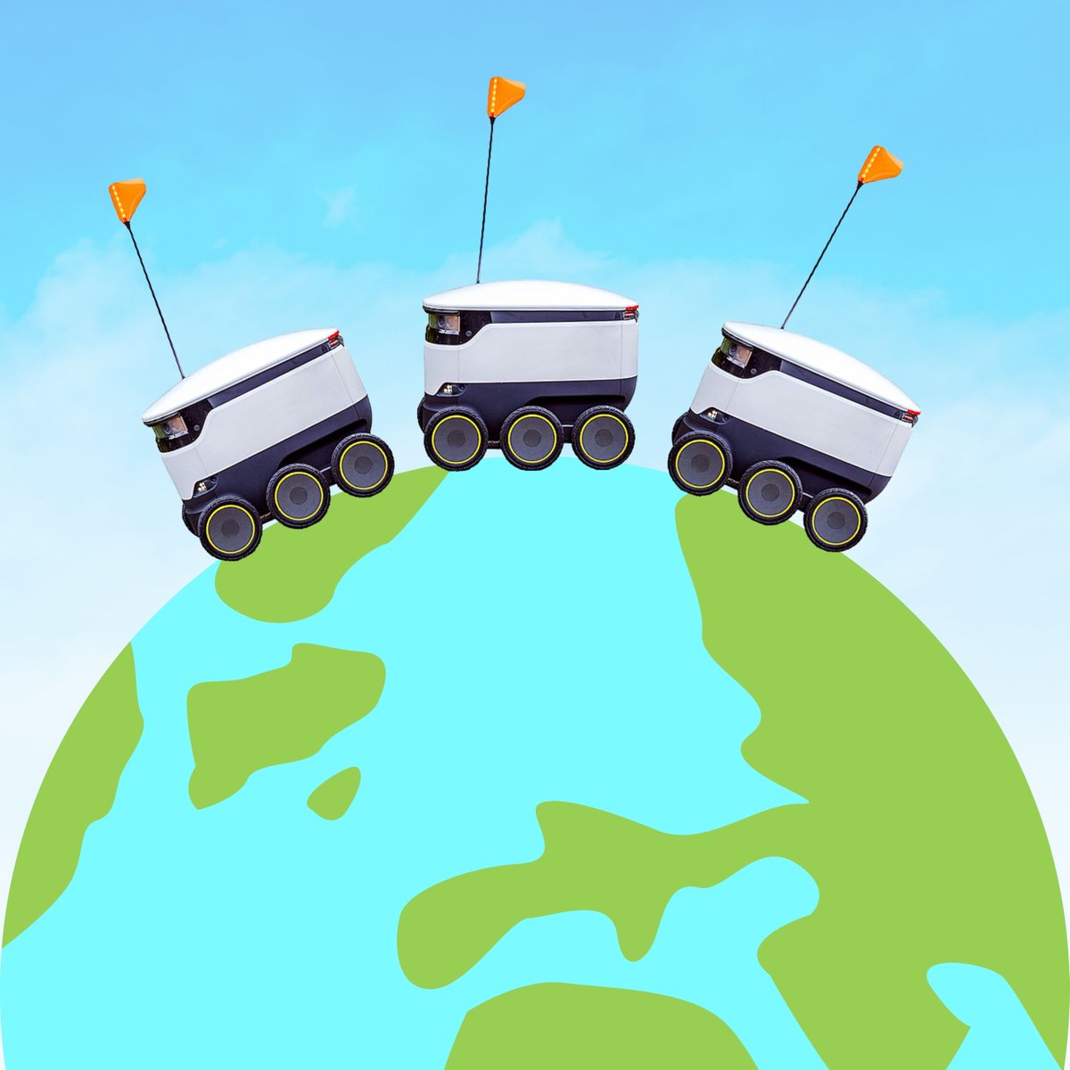 sandtdining's tweet photo. πΏ Make every day Earth Day by choosing sustainable delivery options! Our @StarshipRobots are powered by electricity, emit no pollution and are fun to get a delivery from! ππ€
.
.
.
#sustainableliving #starshiprobots #sandtdining https://t.co/WZdbgoQINH