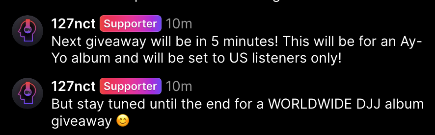 127CENTRAL's tweet photo. DJJ fans in the US! Come join our Ay-yo giveaway on @STATIONHEAD !! #PerfumeParty
TUNE IN! https://t.co/xidEU7gV3J
#DOJAEJUNG #NCT127 @NCTsmtown_127 https://t.co/UhHfs9HcN4