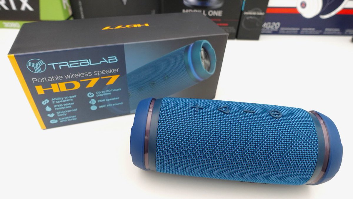 Check out my <a href="/treblabsound/">TREBLAB</a> HD77 Wireless Bluetooth Speaker | Unboxing, Test &amp; Review! 🔊

➡️ youtu.be/yls3LR5WtmM

#treblab #bluetooth #portable #wireless #speaker #blue