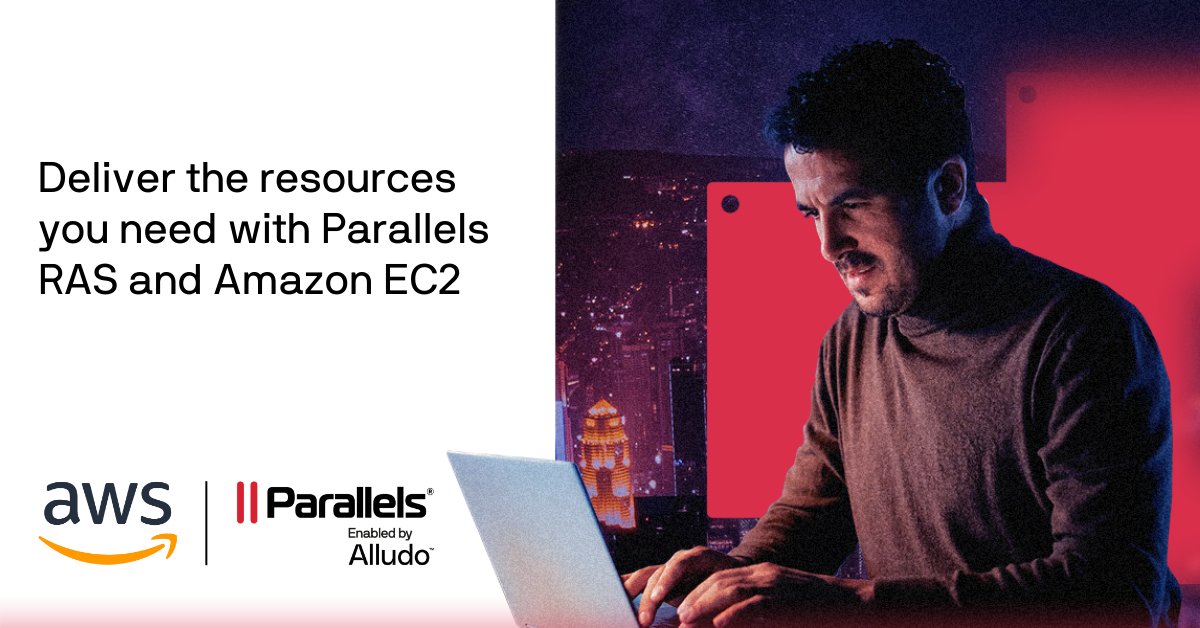 Unlock cost-effective, agile, and secure benefits for IT admins, end users, and business leaders with the integration of #ParallelsRAS and #AmazonEC2. Discover how to revolutionize your company's cloud strategy today! allu.do/3N5oC9G #AWS @parallels @awscloud