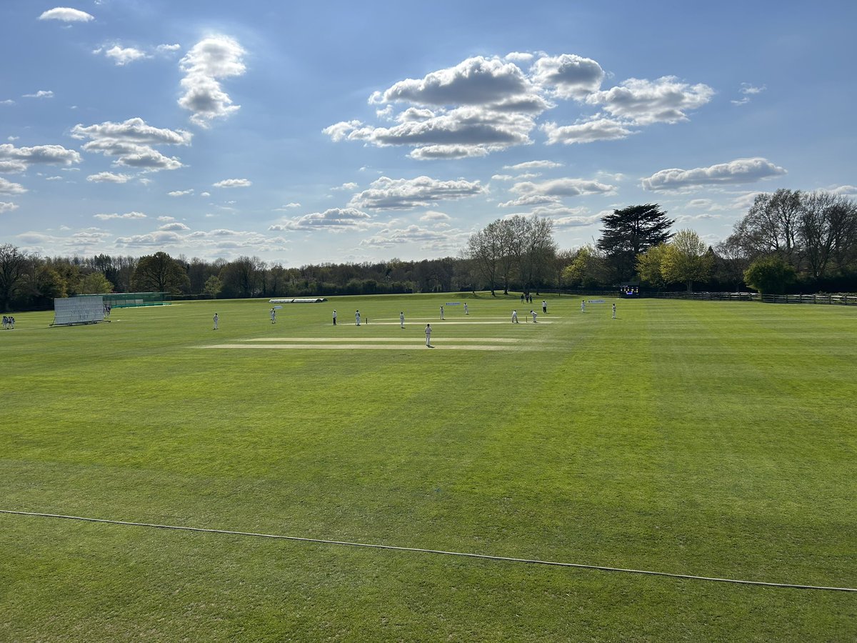 Fantastic to get the cricket season going v Trinity. Highlights of the day were Reed 70* and Patel 5-14 for the 2nd XI and two stunning catches by Amis and Hafiz for the 1st XI which they followed up with match winning knocks of 37 and 24* in tricky conditions. @RGSGuildford
