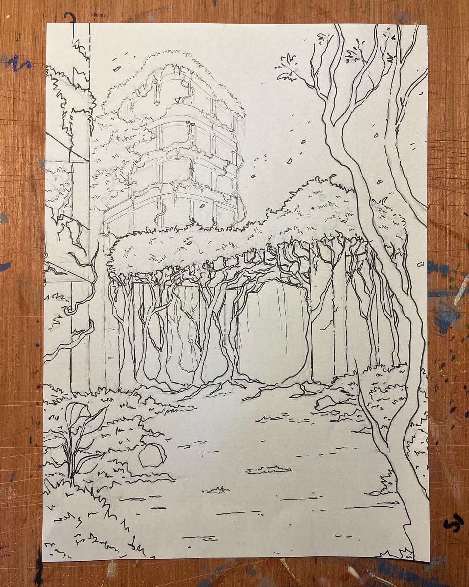 ubisbjorn's tweet photo. The secret blooming nature in the Obsolete City.
#concept #conceptart #makingconcepts #illustration #art #drawing #sketch #story #nature #lostcity #sketchbook #sketchingdaily #conceptdesign #conceptartwork #procreate #photoshop #blooming #bloomingnature #dystopianworld #SriLanka https://t.co/ZfmZpdp6Hx