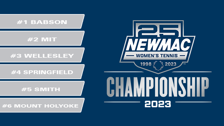 NEWMACsports's tweet photo. NEWMAC Announces 2023 Women's Tennis Championship; Babson Claims Top Seed

https://t.co/RWqmPI0ggG

#GoNEWMAC #d3tennis https://t.co/0lxRRgQ4ys