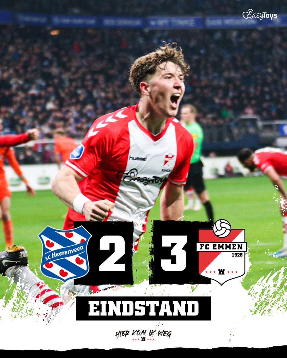 FC_Emmen's tweet image. WE WORDEN GEEEEEK!!!! ❤️🤍

#heeEMM #HIERKOMIKWEG