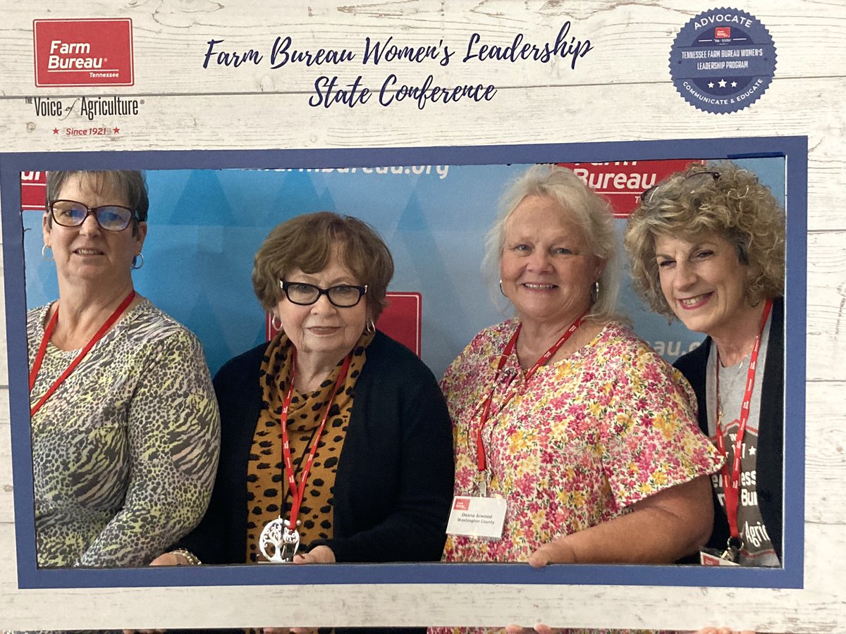 Washington Co women representing at the TN Farm Bureau Leadership Conference #TNFB