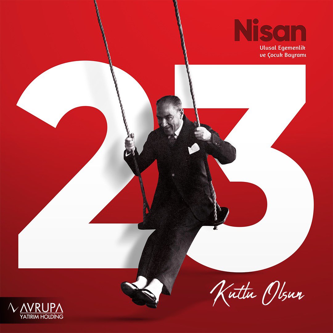 23 Nisan Ulusal Egemenlik ve Çocuk Bayramı Kutlu Olsun

#23nisan #çocukbayramı