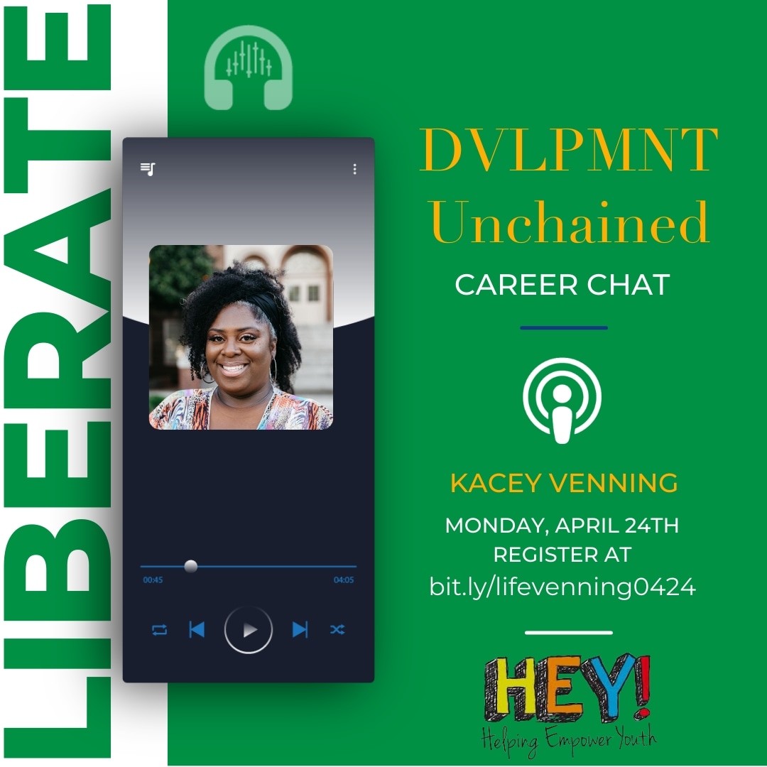 ConsciousFunded's tweet photo. 🚀 HBCU &amp; Tribal College students! Don't miss our weekly #DVLPMNTUnchained Career Chat, Monday 4/24 at 7pm EST! Connect with social impact leaders &amp; discover your path in the sector. This week: @kaceyvenning, Director at @HEY_Atlanta. Register at https://t.co/WDOYapgojN 🌍💼✨ https://t.co/wDkVaE82S0