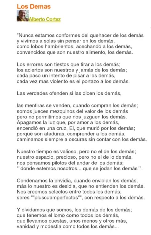 PatiDBlacio's tweet image. Cuando leo ciertos comentarios en Twitter me viene a la mente el maestro #AlbertoCortez  #Losdemas