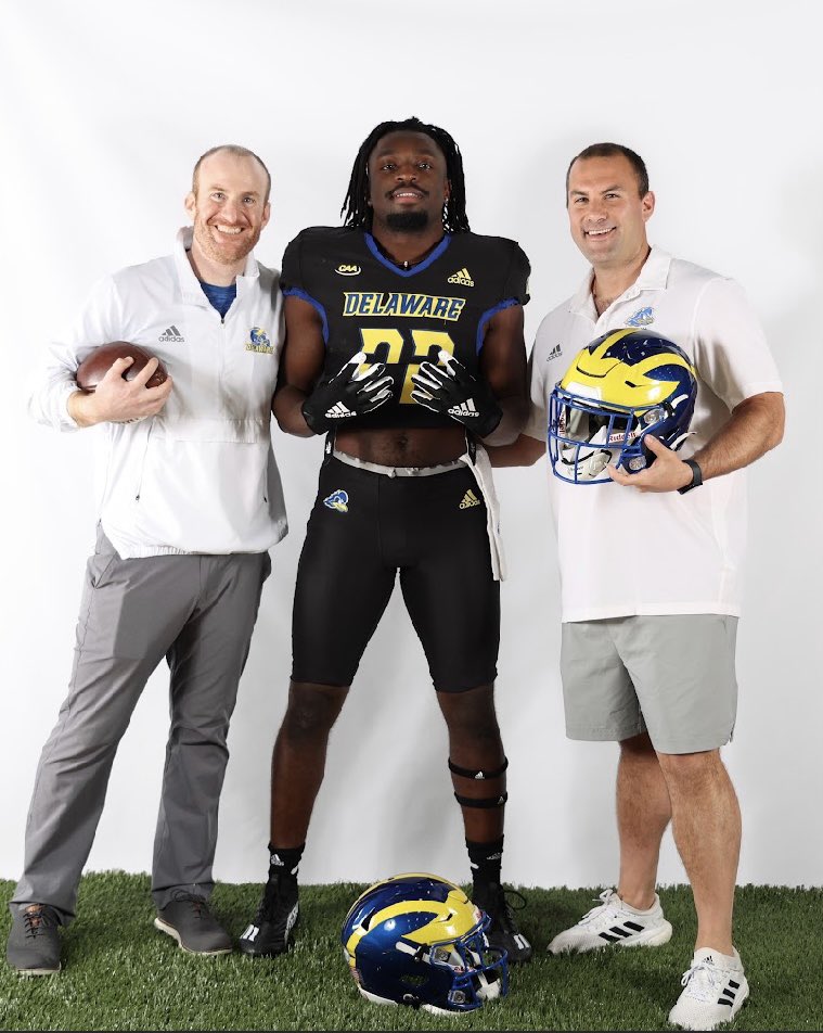 Had an amazing time on my official visit to see what Delaware football is all about! <a href="/Rocco_DiMeco/">Rocco DiMeco</a> <a href="/ryancarty10/">Ryan Carty</a> 
#GoHens 
#BuckleUp
