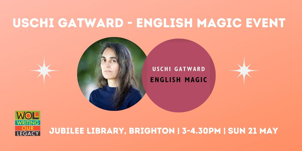 BHwritinglegacy's tweet photo. Join us on the 21st of May for this free event to honour the life and work of Uschi Gatward. Writers from our creative community will discuss and read excerpts from selected stories from the collection English Magic, published by @GalleyBeggars in 2021.
https://t.co/sUHUyVM4cj https://t.co/bCBGGAZmer