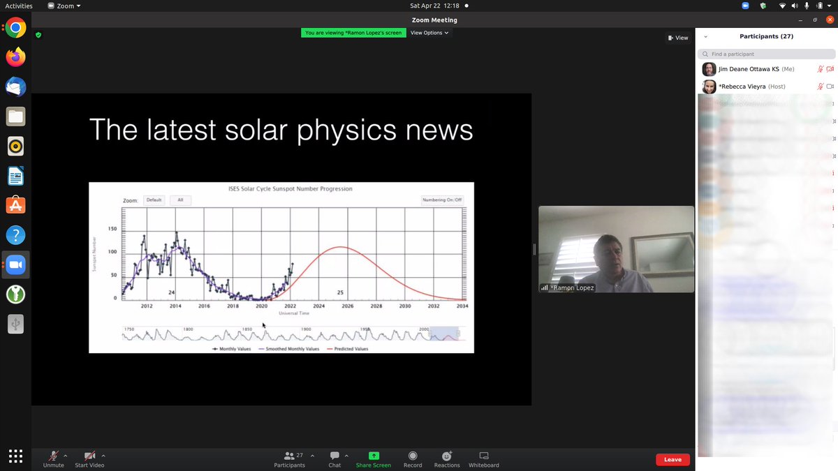 jim_deane's tweet photo. Another great PD from NASA and @RVieyraAEF learning about using sunspot data to teach physics concepts. I also enjoy running into colleagues like @MusumbaTony . https://t.co/zlMOu4GIId
