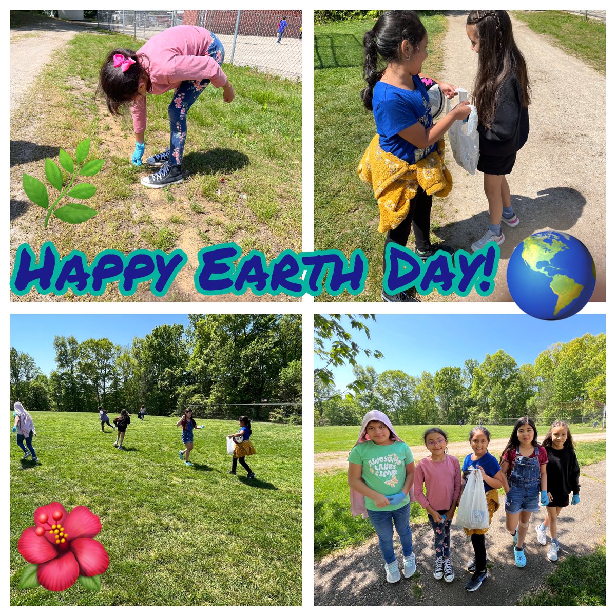 Global Students in Action!🌎❤️ Third Graders participated in school yard clean-up. Doing our part, to take care of our home! <a href="/ParticipateLrng/">Participate Learning</a> #UnitingOurWold #BAESShines