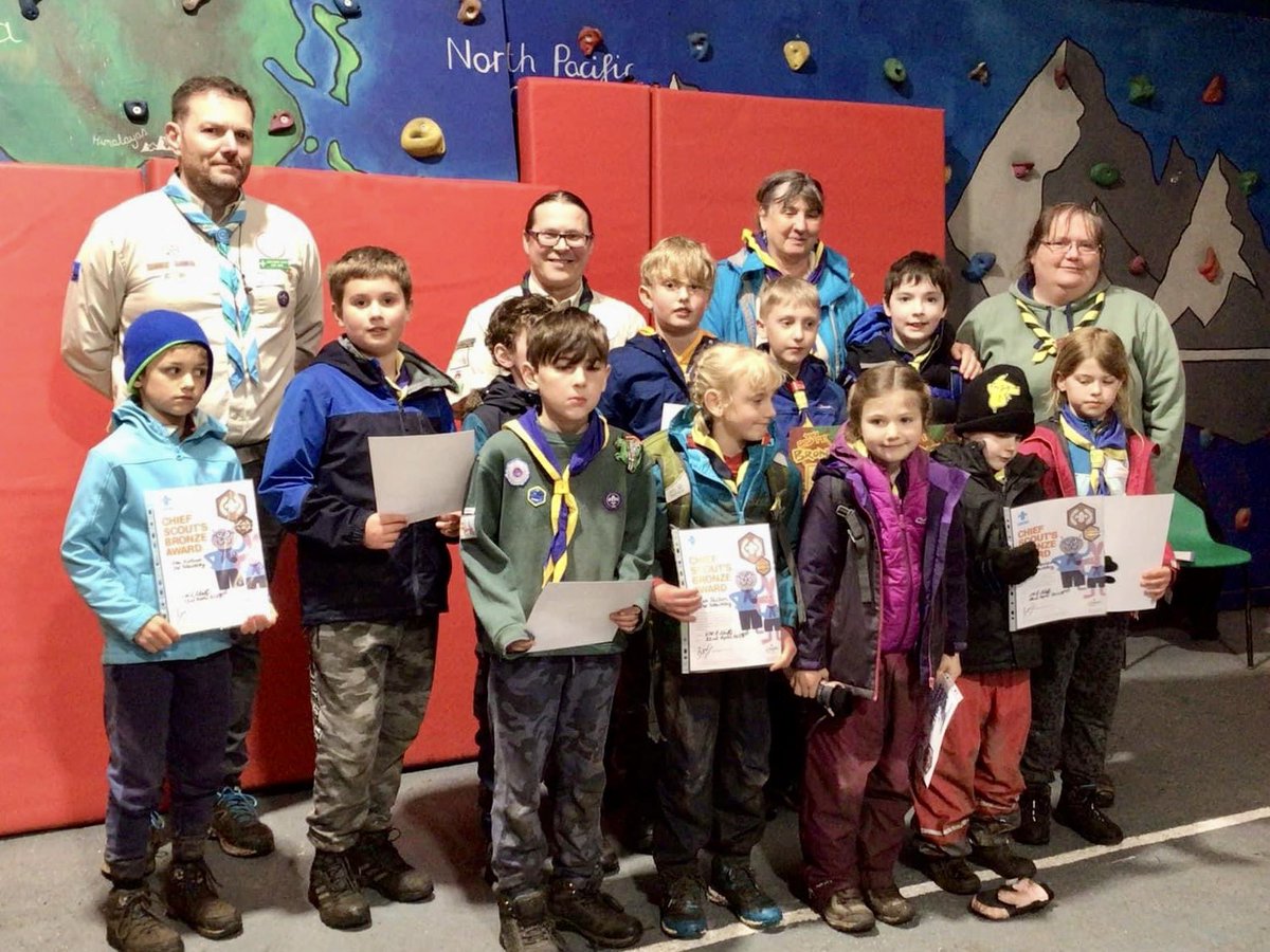 CumbriaScoutsCC's tweet photo. Thank you to @KentdaleScouts for inviting me to their #StGeorgesDay Activity Day at #GreatTower & congratulation to all the award recipients #CumbriaScouts https://t.co/0VaSISjqCq