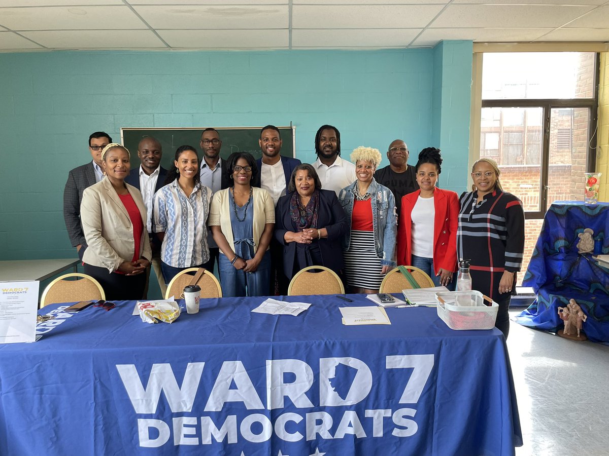Congratulations to the new Ward 7 Dems Officers and Precinct Captains sworn-in today. Let’s work!