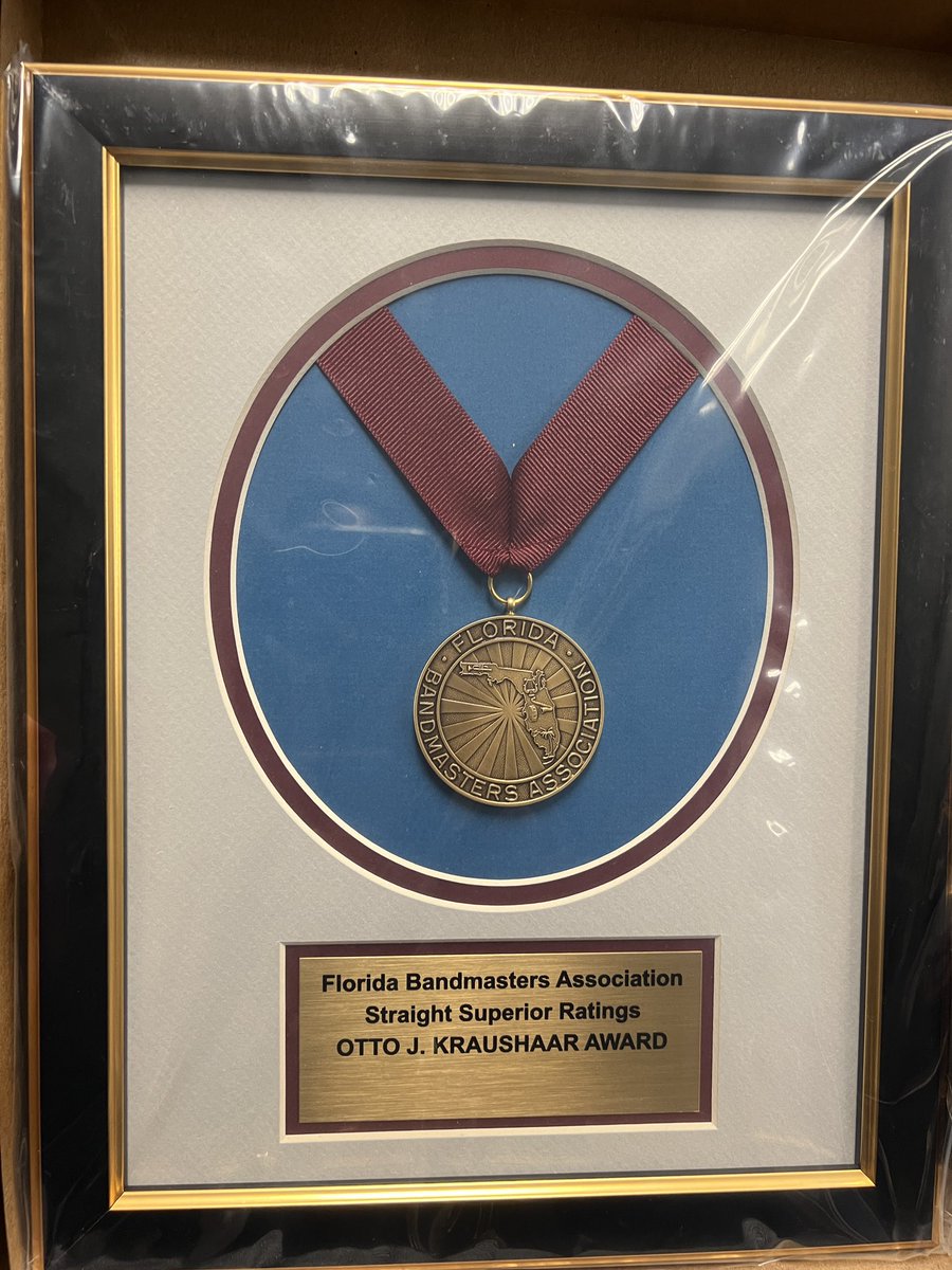 PRHSBands's tweet photo. Last night our Wind Ensemble had an amazing performance at State MPA. They are the first PRHS Band to receive the Otto Kraushaar Award, an award given to those who earn straight superior ratings at District Marching Band, Concert Band, &amp; State Concert MPA! Congrats! Go Palmetto! https://t.co/24WpYqKC2T