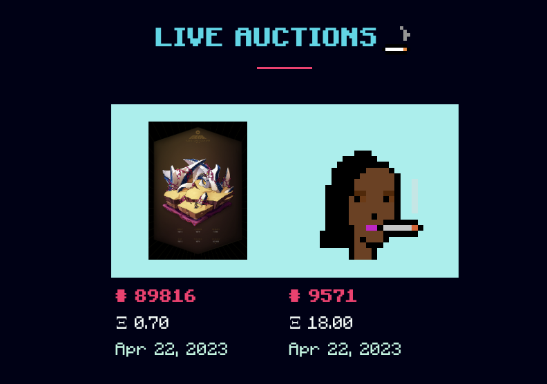 JPEGd_69's tweet photo. CryptoPunk #9571 and Otherdeed #89816 have been JPEG'd and are up for auction.

Bid here: https://t.co/fvqOpqjiOQ https://t.co/nnqShJIst6