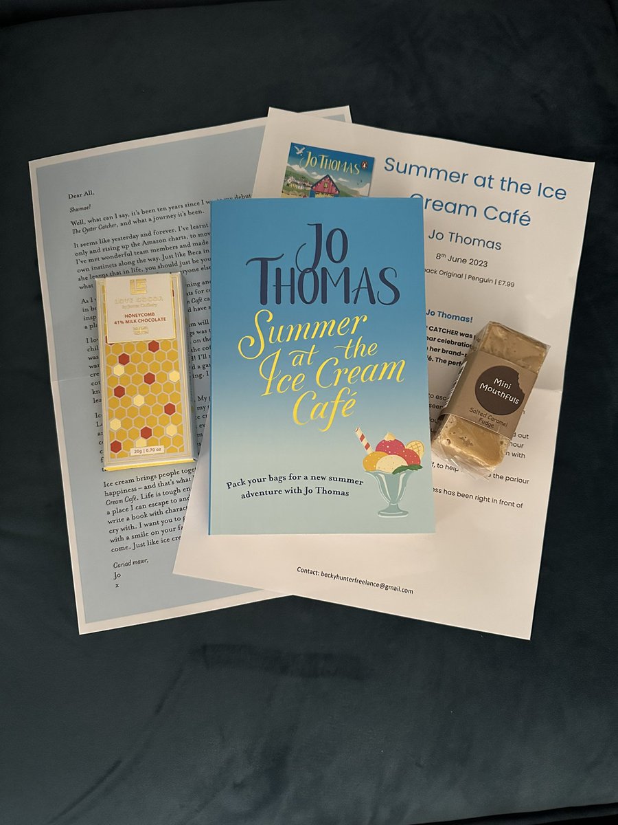 calturner's tweet image. Thank you to @PenguinUKBooks for my gorgeous copy of #SummerAtTheIceCreamCafe by Jo Thomas @jo_thomas01. Look out for my #bookreview as part of the @RandomTTours #BloggerDay on 8th June. I can’t wait to read it! 🥰📚 #paperbackrelease #RandomThingsTours