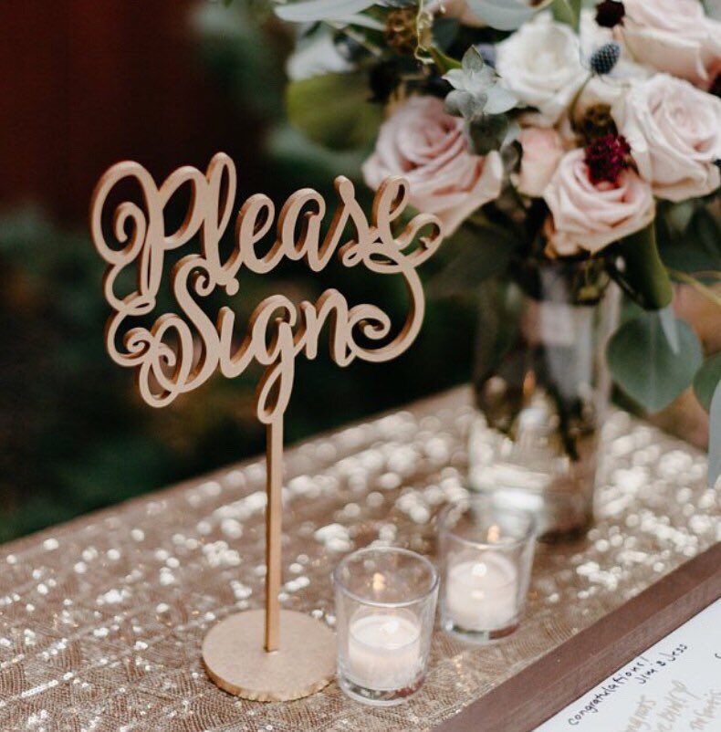 Excited to share this item from my #etsy shop: Laser Guestbook Sign, Wedding Signage - Gold Sign #weddingsignage #guestbooklasercut #weddingguestbook #guestbooksign #guestbookwedding #weddingtablenumbers #guestbookdiy #guestbook #tablenumbers etsy.me/41Ob071