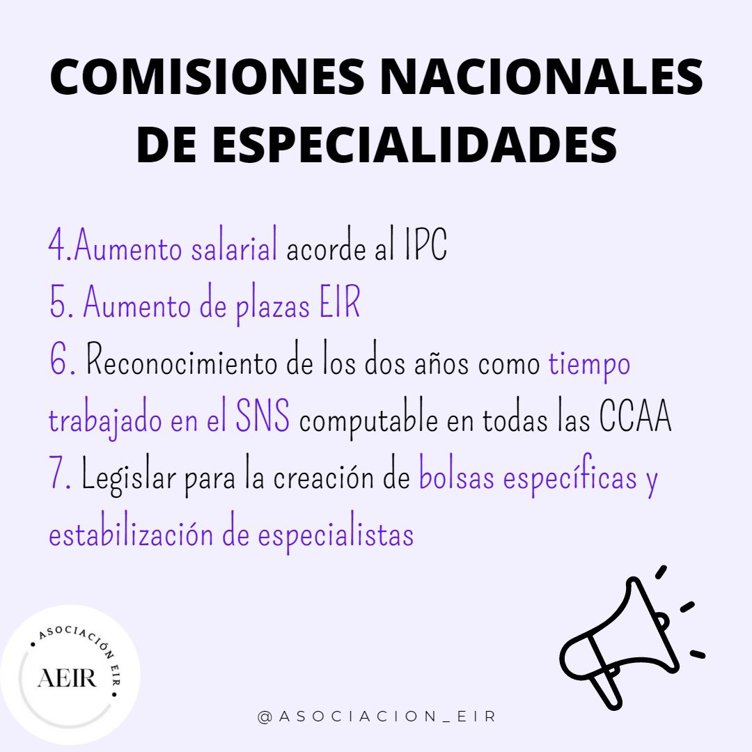 🗳️ ¡Elecciones a vocales representantes de residentes en las Comisiones Nacionales de Especialidades del Ministerio de Sanidad!

🔴 Podrás votar del 28 de abril al 5 de mayo 🔴

Estas son nuestras propuestas y nuestras candidatas:

¡Dentro hilo! 🧵