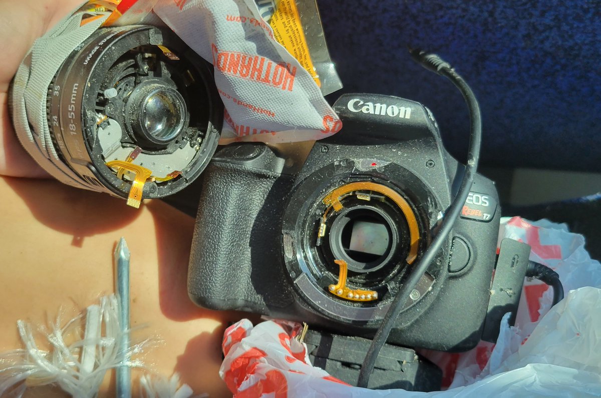 JennyHPhoto's tweet photo. Camera unfortunately didn't survive Starship. No photos captured either 😔 https://t.co/J9CHAwsNUH