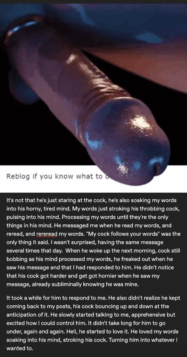 HypTrance's tweet photo. Former straight sub sent me posts that he really liked so I told him Id make a story to go along with them. I think hell really like it. Read it and tell me if you like it? If you go under and get horny from it too, dont worry, Im sure thatll happen the next time you read too lol https://t.co/FdI3boVrfU