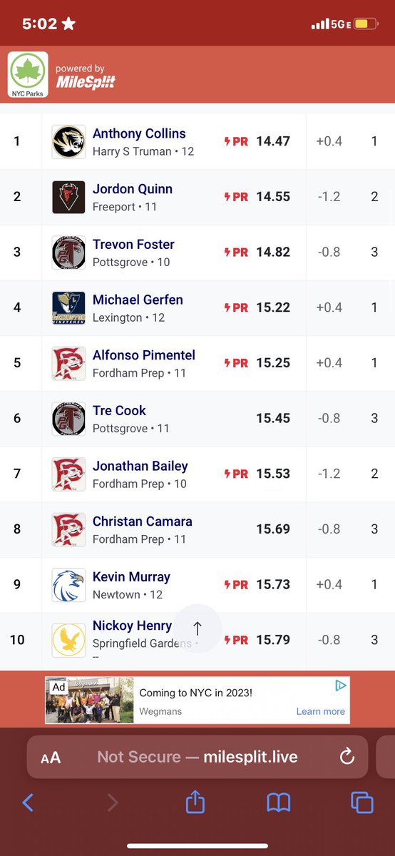 christan_c2's tweet photo. Also ran individual hurdles with prelims and finals. Tweaked my hamstring so did not do as well. 

(Lane 4 - Prelims &amp; Lane 9 - Finals) https://t.co/OjNtkMjq0d