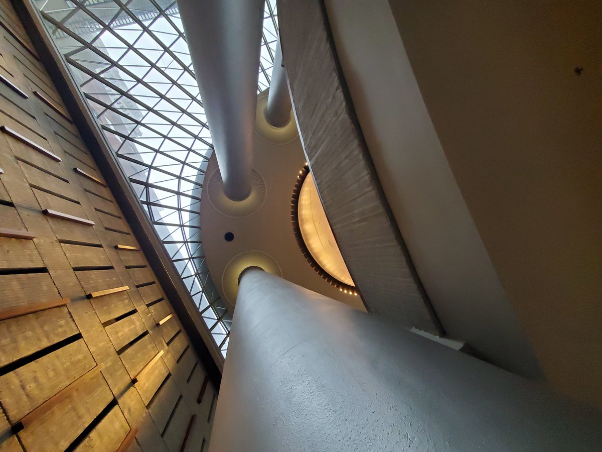 Enjoying some quality Portman atrium time.