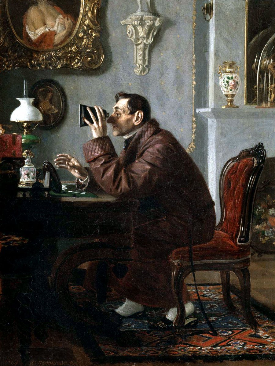ProvenzaleII's tweet photo. Realismo russo del secondo '800
Illarion Michajlovič Prjanišnikov: "L'amatore" (1860).
#StopRussofobia https://t.co/YzTtnefXB7