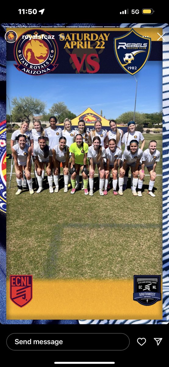 Rreichwald27's tweet photo. DUB #2!! Secured the win against Rebels ECNL to finish the weekend with 6 points!! Well done ladies! @mya_stenehjem @Kaylee3Muniz @Kallieosmu19 @emmy_stoft @GentryWatrous @avaplayssoccer @chloe_chapman4 @RoyalsFCAZ 

@ImYouthSoccer 
@ImCollegeSoccer 
@TheSoccerWire 
@PrepSoccer https://t.co/L6iwQqhbzq