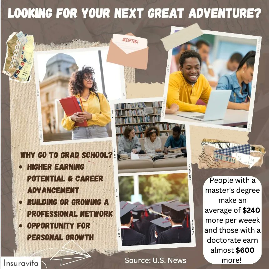 Insuravita's tweet photo. Education is one of the best investments that we can make! There are so many engaging bachelor's, master's, and doctoral programs for you to explore! With online formats, flexible schedules, and financing options, there's something for everyone! #education #adventure https://t.co/sCaUjZQ02G