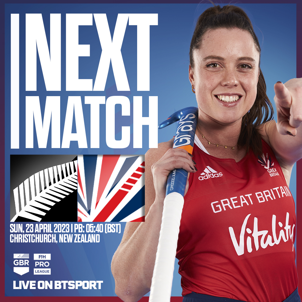 GBHockey's tweet photo. GOOD LUCK TO BOTH OUR TEAMS 🔵 🔴 ⚪

As they take on Australia and New Zealand Sunday morning 🔥 💪  

See GB next in London, book your tickets now via the link.
Ticket shop link: https://t.co/AyEK7W25om https://t.co/2jYbVl2009