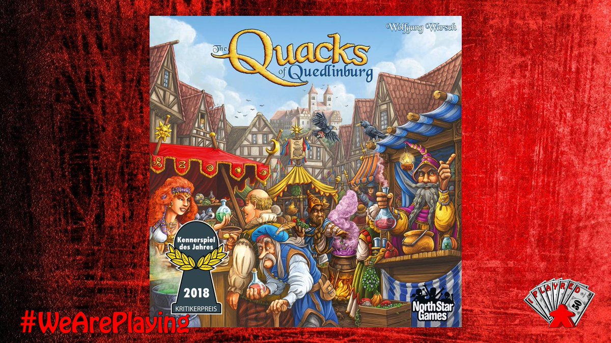 IPlayRedGaming's tweet photo. Played #TheQuacksofQuedlinburg by Schmidt Spiele #TabletopGaming #Boardgames #WeArePlaying #IPlayRed https://t.co/BzxkoBK0E4