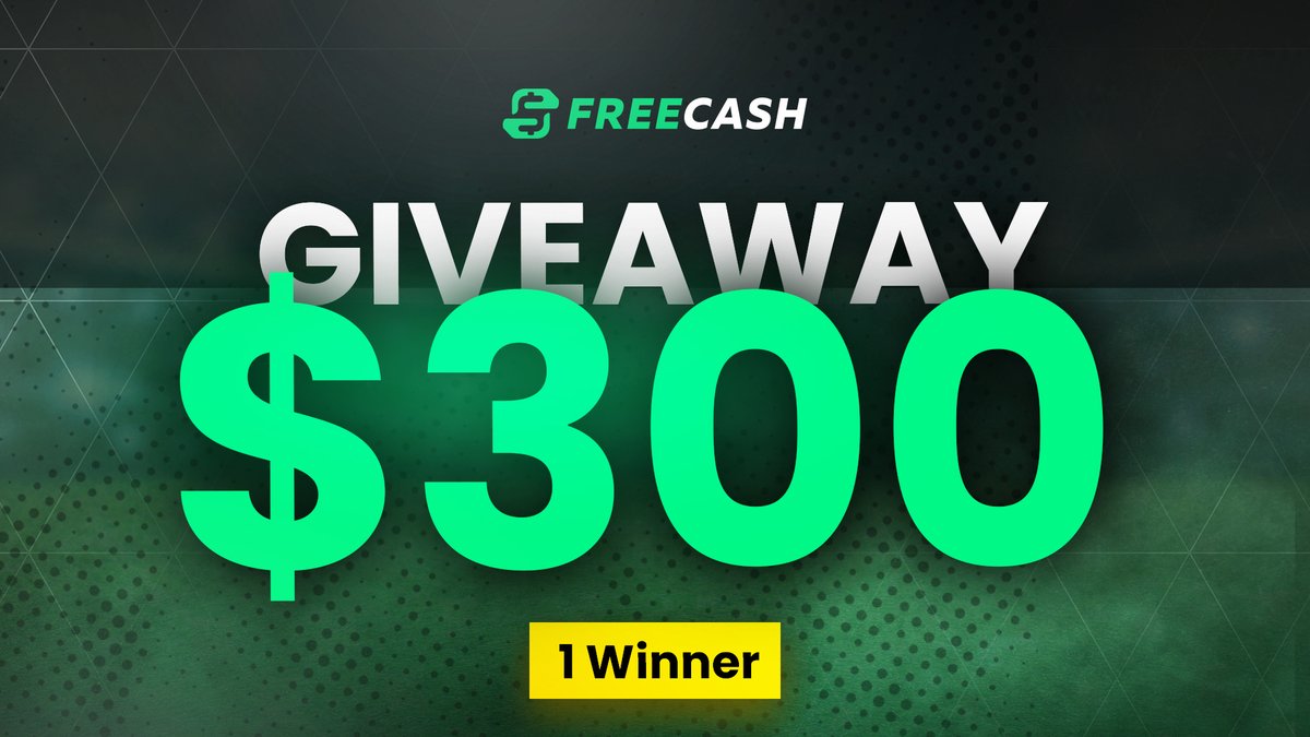 freecashcom's tweet image. Giveaway! 🥳
300$ for one winner!

✅ Follow us
✅ Retweet 
✅ Comment ♥️