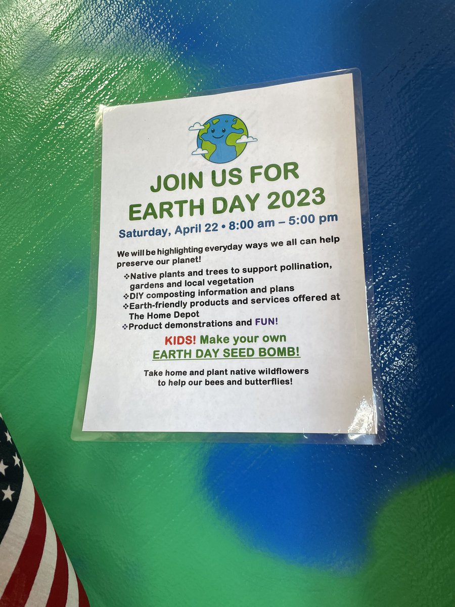 pmfeller's tweet photo. #EarthDay2023 THD #3305 Celebrating with our customers! Learning about composting, energy and water conservation, and making SEED BOMBS to support our bees and butterflies! 🌎 @MarkSaltarelli @mattperkins81 @AlmaEscobedoTHD https://t.co/JEXaAa2m9i