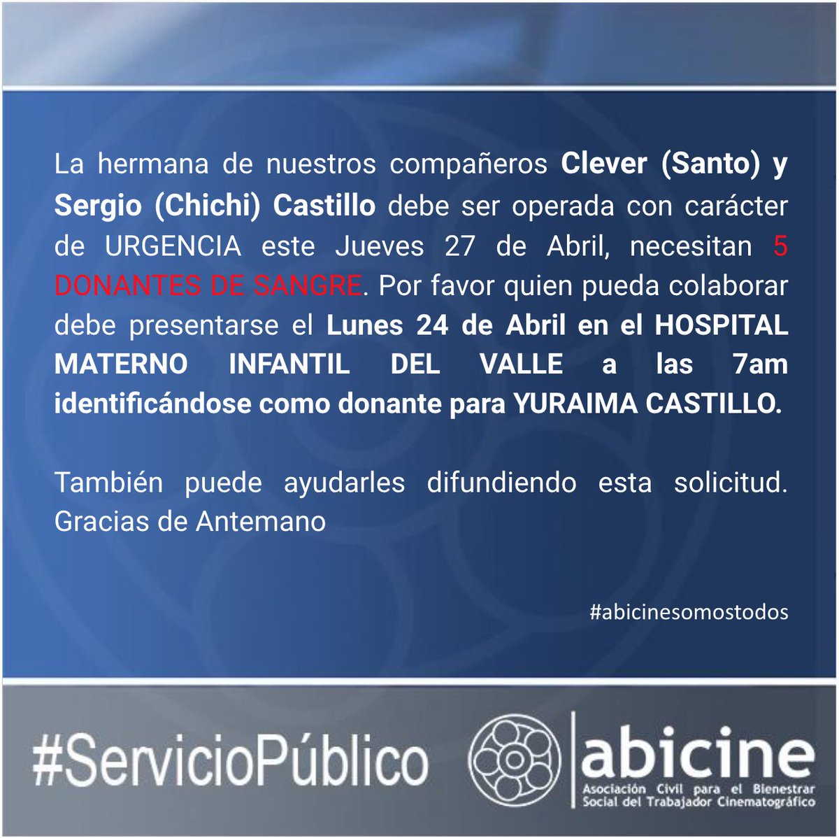 Abicine tweet picture