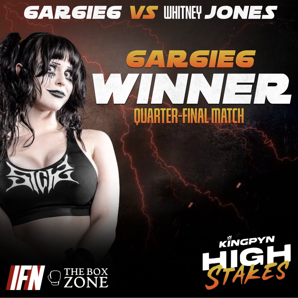 洋楽 CARLA WHITNEY vs.  JONES 6AR6IE6 defeats WHITNEY JONES by UNANIMOUS DECISION ‼️🔥 #Kingpyn