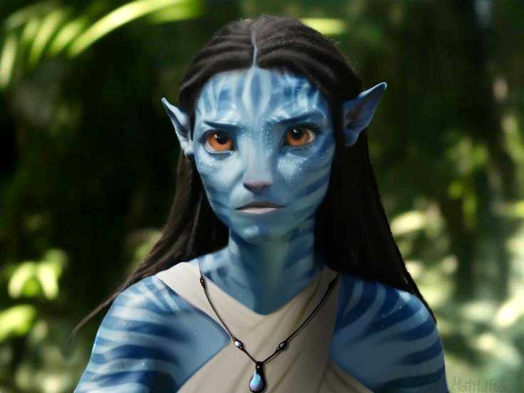 matildfox's tweet photo. Oh my god, I've never drawn such a drawing of my own avatar character, oh my god, I'm so proud of this drawing ππ§π #matildfox #avataroc #navi #me https://t.co/JGsW2MYPNn