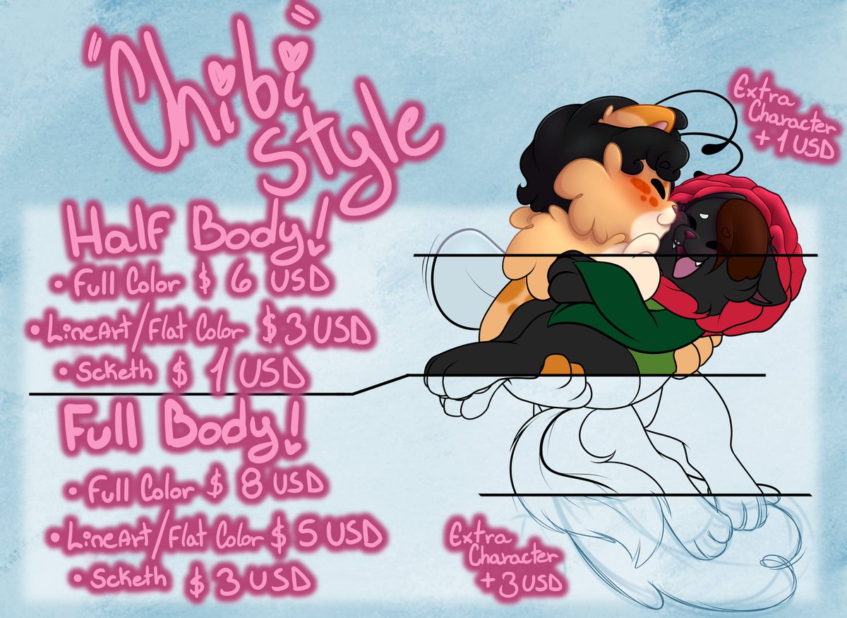 SillyLittleKit1's tweet photo. ✨💖Open Commissions!! 💖✨
😺Pagos por adelantado
😺Acepto ships raros, más no fuera de tono o turbios.
😺Be Nice <3 https://t.co/HS9pbnHlje