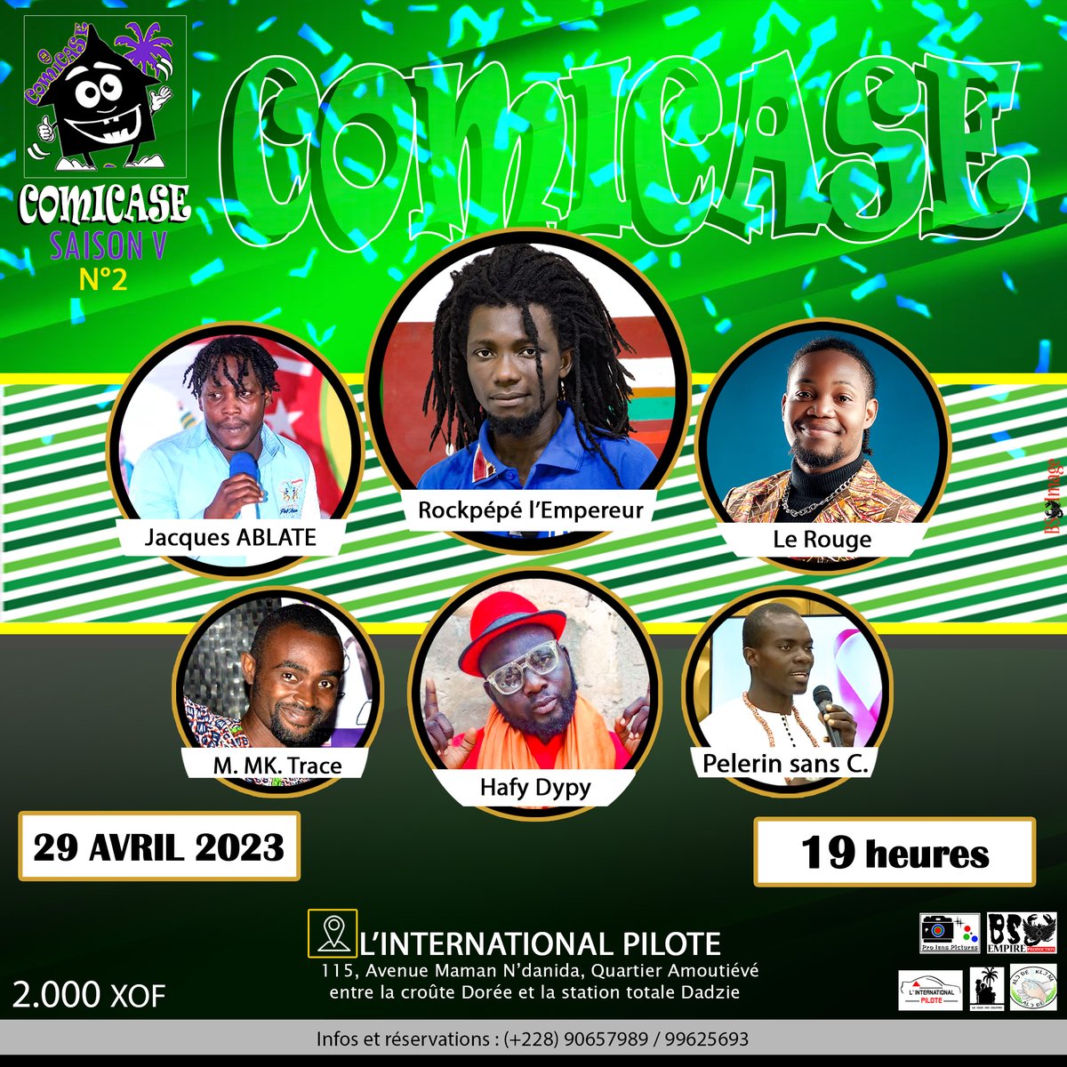 rockpepe11's tweet photo. Nous sommes encore sur scène le 29 Avril 2023 à partir de 19H pour la deuxième édition de #comicase de cette année. Comicase, c'est votre #Spectacles  mensuel d'#humour qui a lieu chaque dernier samedi du mois entre Février et Novembre. https://t.co/YiofEt0ufQ