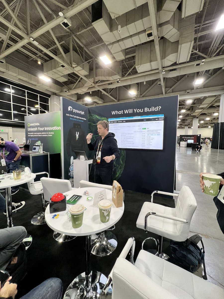 DrShaileshJain2's tweet photo. Nicholas Tollervery talking about #PyperCard at our booth right now...
@anacondainc @pyscript_com #PyConUS2023 https://t.co/6hLordNU8x