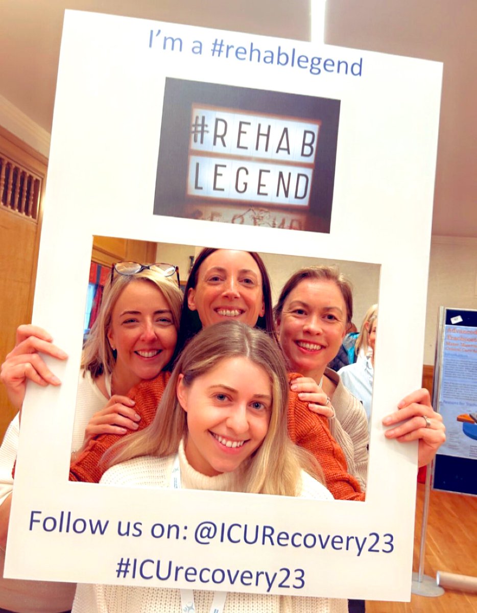 Amazing opportunity to be attending this years #europeanweaningandrehab conference with our fabulous team of AHPs at LUHFT @Lpemberton_slt @EmmaWaring10 @Jackiejw8 😊 Meeting @TantamKate was of course one of the highlights of the day, what a woman!! 😍 #rehablegend #ICUrecovery23