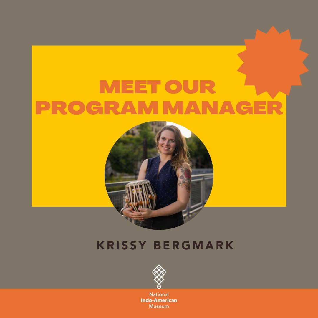 NIAMuseum's tweet photo. #ICYMI We are pleased to announce the appointment of Krissy Bergmark as #programmanager at @niamuseum. Krissy is a #tablaplayer, #multiinstrumentalist, and #composer. She will be assisting our programming initiatives and brings her expertise in #art and #music to @NIAMuseum https://t.co/vtVyWHNtHm