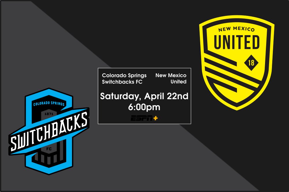 Cheer along on the Reddit live match thread as New Mexico United takes on Colorado Springs on ESPN+ !   reddit.com/r/NewMexicoUni… #COSvNM #NewMexicoUnited